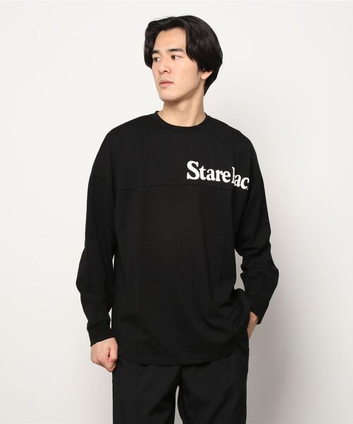 A.T,C in the attic homme(エーティーシーインジアティックオム)の「発泡ロゴプリント長袖Tシャツ(Tシャツ/カットソー・メンズ・ブラック/オフホワイト/グレイッシュベージュ・M/L)」の8枚目の写真