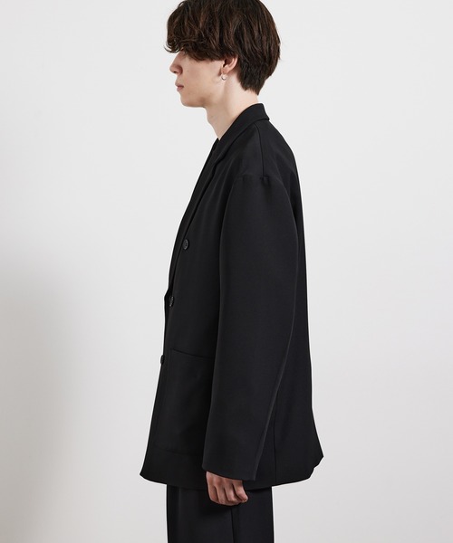 JUNRED（ジュンレッド）の「ソフトカルゼダブルジャケット（テーラードジャケット・メンズ・ブラック/ブラウン/オフホワイト・M/L）」の17枚目の写真