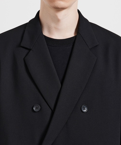 JUNRED（ジュンレッド）の「ソフトカルゼダブルジャケット（テーラードジャケット・メンズ・ブラック/ブラウン/オフホワイト・M/L）」の19枚目の写真