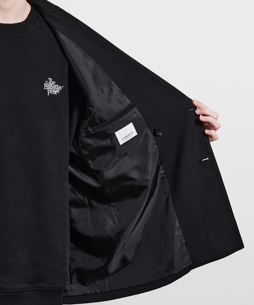 JUNRED（ジュンレッド）の「ソフトカルゼダブルジャケット（テーラードジャケット・メンズ・ブラック/ブラウン/オフホワイト・M/L）」の22枚目の写真