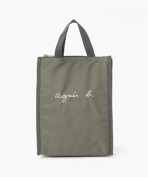 agnes b.（アニエスベー）の「GL11 E LUNCH BAG ロゴ刺繍 保冷