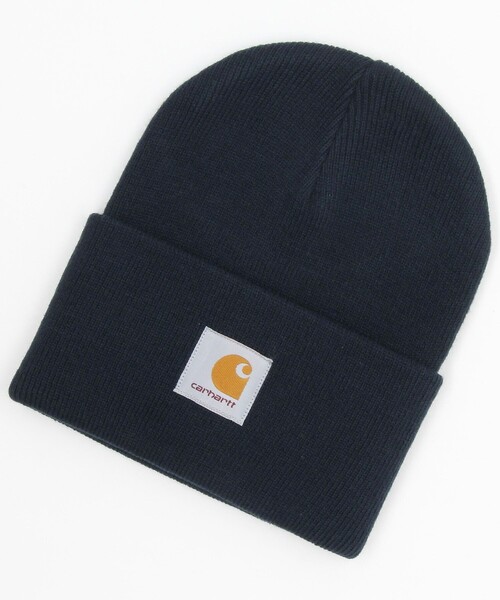 Carhartt（カーハート）の「Carhartt/カーハート ACRYLIC WATCH HAT/アクリルワッチハット（ニットキャップ/ビーニー・メンズ・ブラウン/ブルーグリーン/ブラック/ネイビー・ﾌﾘ-）」の4枚目の写真