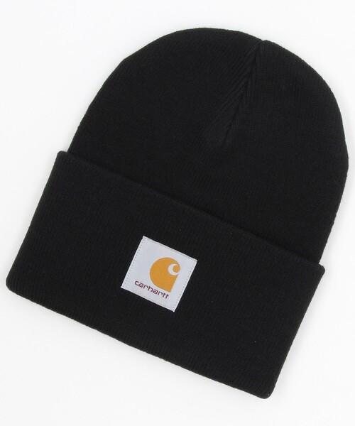 Carhartt（カーハート）の「Carhartt/カーハート ACRYLIC WATCH HAT/アクリルワッチハット（ニットキャップ/ビーニー・メンズ・ブラウン/ブルーグリーン/ブラック/ネイビー・ﾌﾘ-）」の2枚目の写真