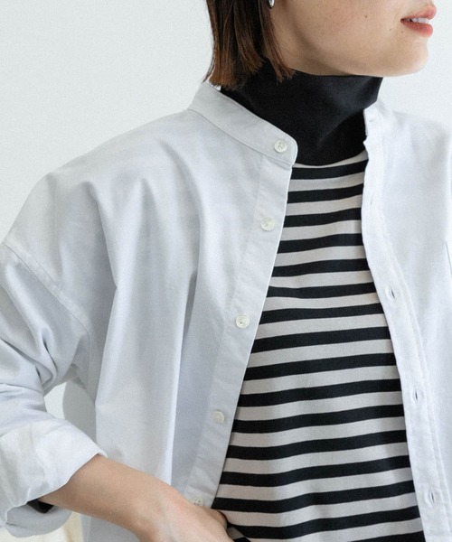 FORK&SPOON(フォークアンドスプーン)の「FORK&SPOON タートルネックカットソー(Tシャツ/カットソー・レディース・ブラック/オフホワイト/ブラック系その他・ONE)」の20枚目の写真
