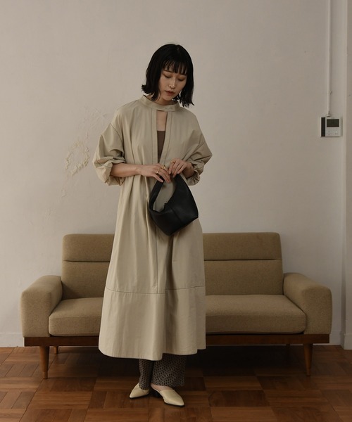 I_am（アイアム）の「balloon stitch ops（ワンピース・レディース・ブラック/ブラウン/オフホワイト・FREE）」の12枚目の写真