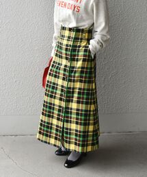 SHIPS any | SHIPS any:〈ウォッシャブル〉LINEA MEGISTOS タータンチェック ラップ スカート◆(スカート)
