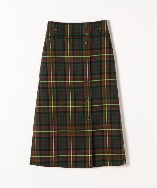 SHIPS any（シップス エニィ）の「SHIPS any:〈ウォッシャブル〉LINEA MEGISTOS タータンチェック ラップ スカート（スカート・レディース・イエロー/グリーン・38/36）」の5枚目の写真
