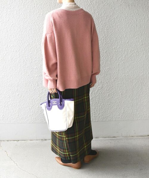 SHIPS any（シップス エニィ）の「SHIPS any:〈ウォッシャブル〉LINEA MEGISTOS タータンチェック ラップ スカート（スカート・レディース・イエロー/グリーン・38/36）」の20枚目の写真