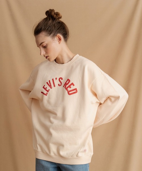 Levi's(リーバイス)の「Levi's(R) RED FEMININE スウェットシャツ ECRU(スウェット・レディース・マルチ・L/S/M/XS)」の1枚目の写真