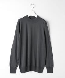 JOHN SMEDLEY | ＜JOHN SMEDLEY（ジョン スメドレー）＞A4546 24G モックネック ニット(ニット/セーター)