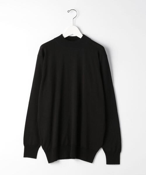 JOHN SMEDLEY(ジョンスメドレー)の「<JOHN SMEDLEY(ジョン スメドレー)>A4546 24G モックネック ニット(ニット/セーター・メンズ・ダークグレー/ブラック/ベージュ・M/S/L)」の2枚目の写真