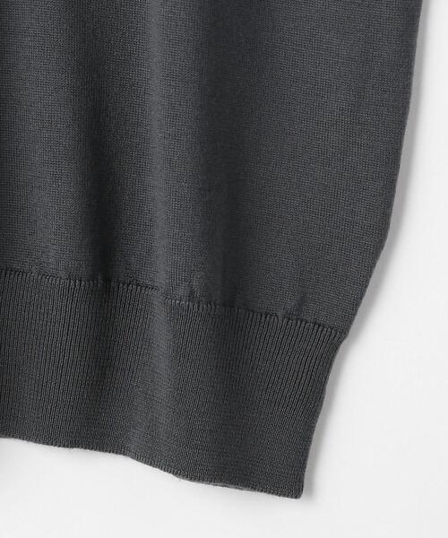 JOHN SMEDLEY(ジョンスメドレー)の「<JOHN SMEDLEY(ジョン スメドレー)>A4546 24G モックネック ニット(ニット/セーター・メンズ・ダークグレー/ブラック/ベージュ・M/S/L)」の10枚目の写真