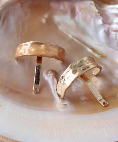 voov（ブーブ）の「ゴールド メタル ニュアンス 凹凸 ポニーフック 2個セット（その他ヘアアクセサリー・レディース・ゴールド/シルバー・フリー）」の7枚目の写真