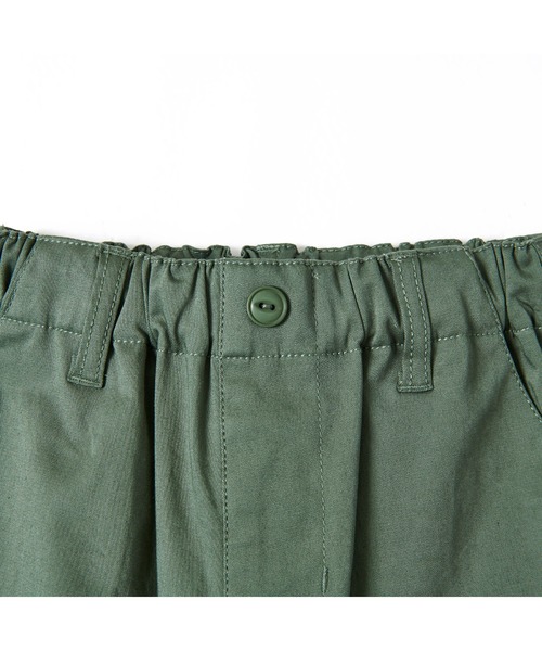 BeBe(ベベ)の「BeBe/ストレッチワイドカーゴパンツ(90~150cm)(カーゴパンツ・キッズ・グリーン・100/140/150/110/130/90/120)」の9枚目の写真
