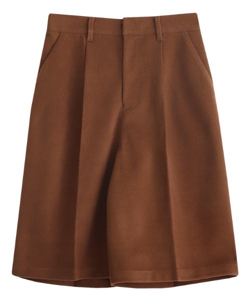 Pierrot（ピエロ）の「ウールタッチハーフパンツ（その他パンツ・レディース・ブラック/キャメル/グレイッシュベージュ・M/L）」の7枚目の写真