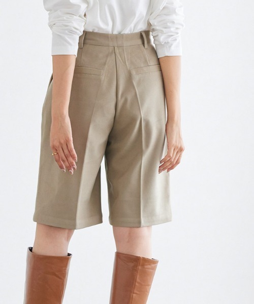 Pierrot（ピエロ）の「ウールタッチハーフパンツ（その他パンツ・レディース・ブラック/キャメル/グレイッシュベージュ・M/L）」の10枚目の写真