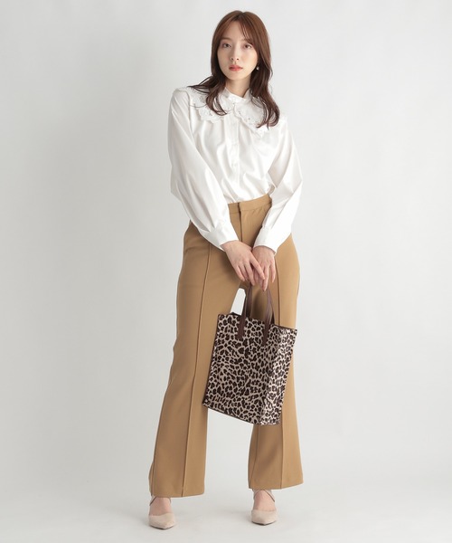 Andemiu（アンデミュウ）の「レースカラーブラウス239637（シャツ/ブラウス・レディース・ホワイト/ブラック/ネイビー・FREE）」の18枚目の写真