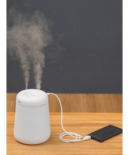 on the day（オンザデイ）の「PRISMATE(プリズメイト) コードレス上部給水加湿器 デュアルミストLong（生活家電・メンズ・ホワイト・FREE）」の9枚目の写真