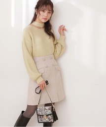 PROPORTION BODY DRESSING | フロント釦台形スカート / 1211220111(スカート)