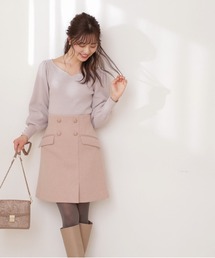 PROPORTION BODY DRESSING | フロント釦台形スカート / 1211220111(スカート)