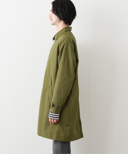 417 EDIFICE（フォーワンセブンエディフィス）の「fosterr POLY COAT（ステンカラーコート・メンズ・ブラック/カーキ・SMALL/MEDIUM/LARGE）」の10枚目の写真
