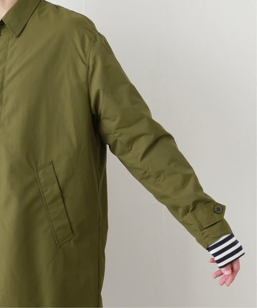 417 EDIFICE（フォーワンセブンエディフィス）の「fosterr POLY COAT（ステンカラーコート・メンズ・ブラック/カーキ・SMALL/MEDIUM/LARGE）」の13枚目の写真