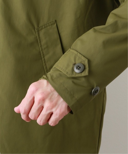 417 EDIFICE（フォーワンセブンエディフィス）の「fosterr POLY COAT（ステンカラーコート・メンズ・ブラック/カーキ・SMALL/MEDIUM/LARGE）」の19枚目の写真