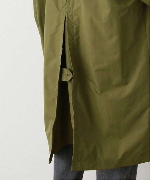 417 EDIFICE（フォーワンセブンエディフィス）の「fosterr POLY COAT（ステンカラーコート・メンズ・ブラック/カーキ・SMALL/MEDIUM/LARGE）」の6枚目の写真