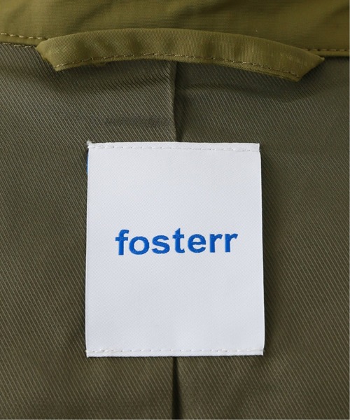 417 EDIFICE（フォーワンセブンエディフィス）の「fosterr POLY COAT（ステンカラーコート・メンズ・ブラック/カーキ・SMALL/MEDIUM/LARGE）」の17枚目の写真