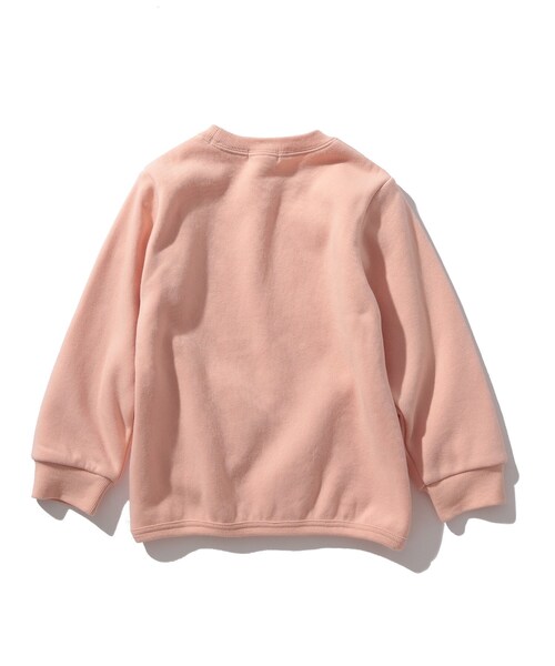 SHOO・LA・RUE（シューラルー）の「◆【90-140cm/速乾】CVC裏起毛花びらスウェット（スウェット・キッズ・アイボリー/ベビーピンク・11/10/12/13/14/09）」の5枚目の写真