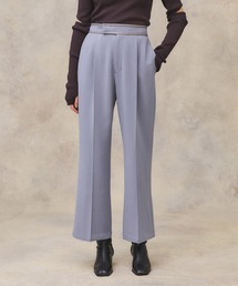 バックスリットセミフレアパンツ /ウォッシャブル