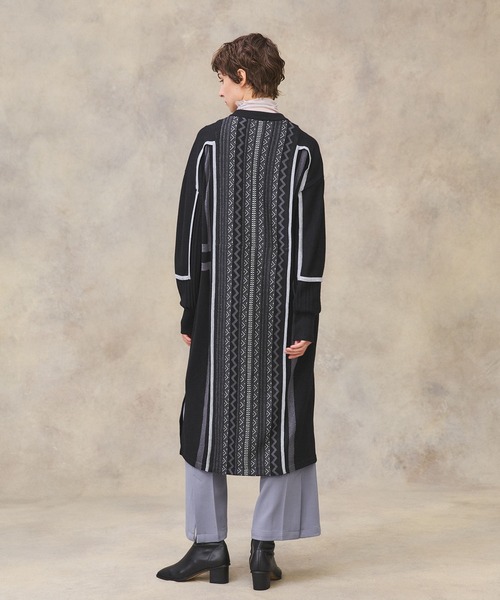 PUBLIC TOKYO（パブリックトウキョウ）の「バックスリットセミフレアパンツ /ウォッシャブル（スラックス・レディース・アイボリー/ブラック/ブルー・1/2）」の17枚目の写真