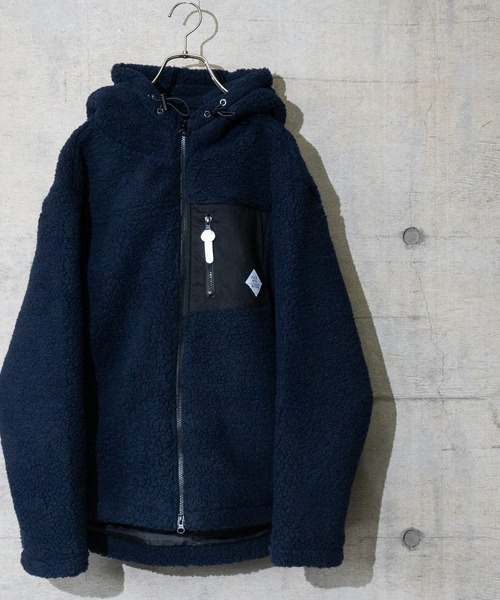 JOHN'S CLOSET（ジョンズクローゼット）の「【50】ボアZIＰパーカーブルゾン（ブルゾン・メンズ・ホワイト/ブラック/ベージュ/グレー/カーキ/チャコールグレー/ネイビー/その他/モカ・X-LARGE/LARGE/MEDIUM）」の8枚目の写真