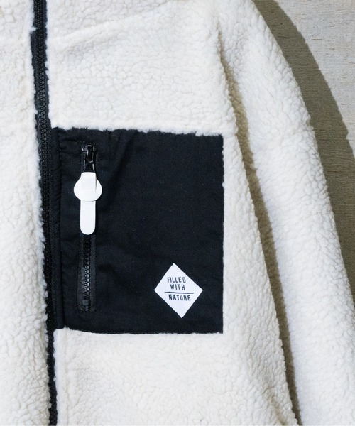 JOHN'S CLOSET（ジョンズクローゼット）の「【50】ボアZIＰパーカーブルゾン（ブルゾン・メンズ・ホワイト/ブラック/ベージュ/グレー/カーキ/チャコールグレー/ネイビー/その他/モカ・X-LARGE/LARGE/MEDIUM）」の11枚目の写真