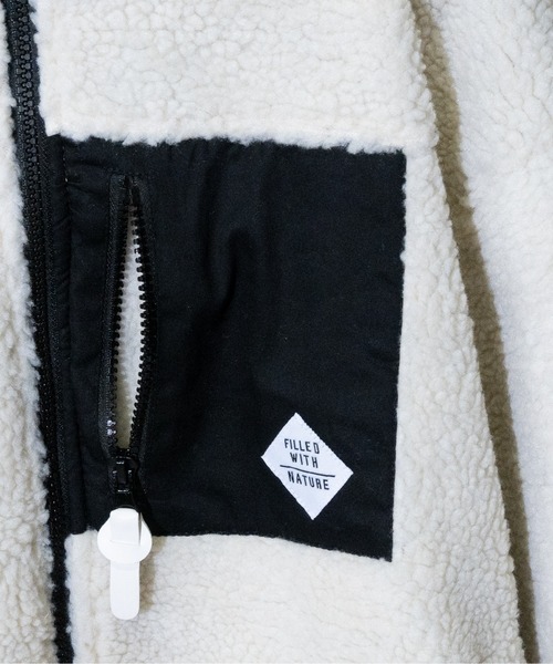 JOHN'S CLOSET（ジョンズクローゼット）の「【50】ボアZIＰパーカーブルゾン（ブルゾン・メンズ・ホワイト/ブラック/ベージュ/グレー/カーキ/チャコールグレー/ネイビー/その他/モカ・X-LARGE/LARGE/MEDIUM）」の12枚目の写真