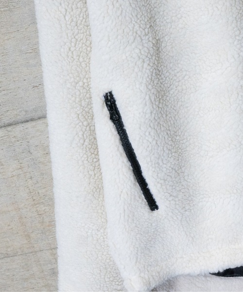 JOHN'S CLOSET（ジョンズクローゼット）の「【50】ボアZIＰパーカーブルゾン（ブルゾン・メンズ・ホワイト/ブラック/ベージュ/グレー/カーキ/チャコールグレー/ネイビー/その他/モカ・X-LARGE/LARGE/MEDIUM）」の14枚目の写真