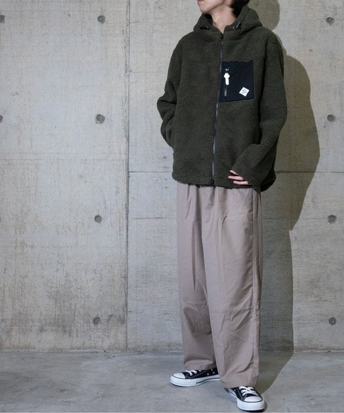 JOHN'S CLOSET（ジョンズクローゼット）の「【50】ボアZIＰパーカーブルゾン（ブルゾン・メンズ・ホワイト/ブラック/ベージュ/グレー/カーキ/チャコールグレー/ネイビー/その他/モカ・X-LARGE/LARGE/MEDIUM）」の22枚目の写真