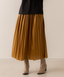 abahouse mavie | フェイクレザープリーツスカート(スカート)