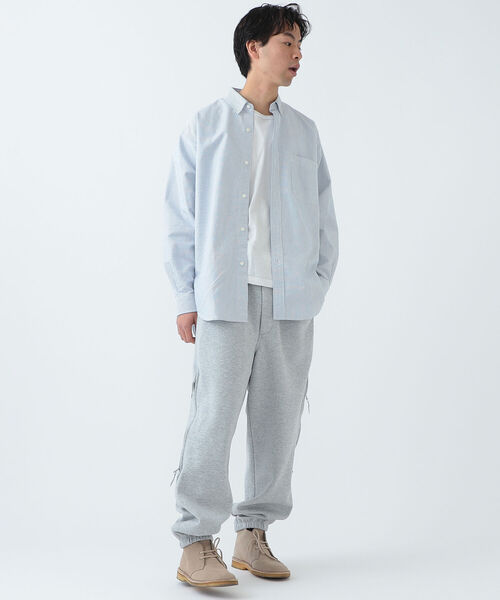 BEAMS（ビームス）の「BEAMS / ヘビーオックス イージー ボタンダウンシャツ（シャツ/ブラウス・メンズ・ホワイト/サックスブルー・SMALL/MEDIUM/LARGE/X-LARGE）」の16枚目の写真