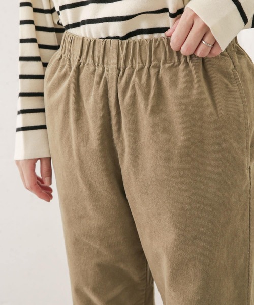 URBAN RESEARCH DOORS(アーバンリサーチドアーズ)の「ストレッチコーデュロイイージーパンツ(その他パンツ・レディース・チャコールグレー/ベージュ・38/36)」の15枚目の写真