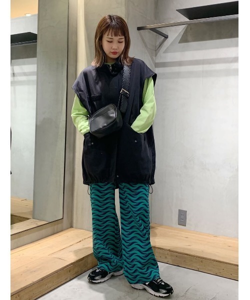 PAGEBOY（ページボーイ）の「モードウェーブガラパンツ（その他パンツ・レディース・ホワイト系その他/グリーン系その他/ブルー系その他・FREE）」の22枚目の写真