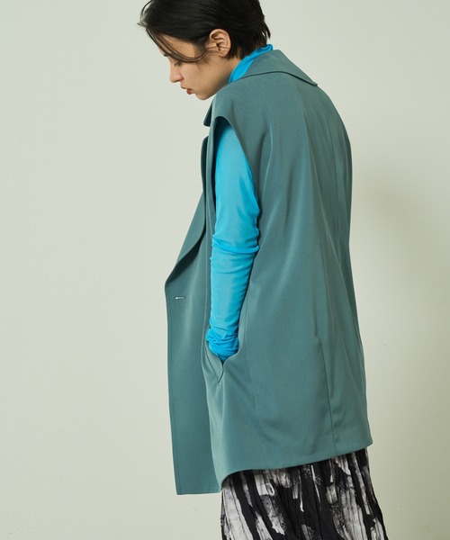 Lui's（ルイス）の「トレンチジレ（ベスト・レディース・ブラック/ライトグリーン/ブルー・FREE）」の3枚目の写真