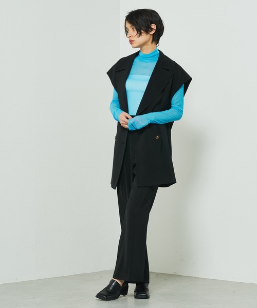 Lui's（ルイス）の「トレンチジレ（ベスト・レディース・ブラック/ライトグリーン/ブルー・FREE）」の5枚目の写真