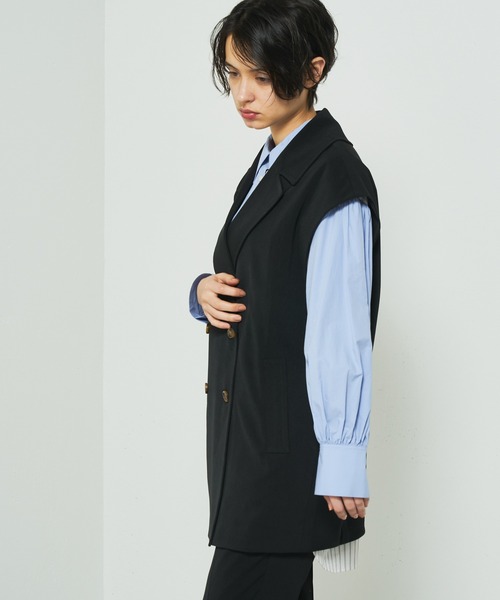 Lui's（ルイス）の「トレンチジレ（ベスト・レディース・ブラック/ライトグリーン/ブルー・FREE）」の7枚目の写真