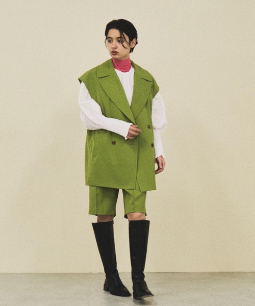 Lui's（ルイス）の「トレンチジレ（ベスト・レディース・ブラック/ライトグリーン/ブルー・FREE）」の15枚目の写真