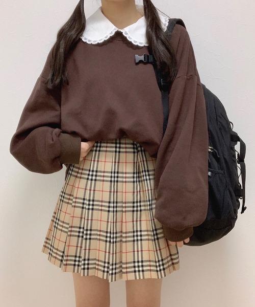 Cham.（チャム）の「丸襟レースブラウス（シャツ/ブラウス・レディース・ホワイト・FREE）」の8枚目の写真