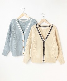pom ponette junior チルデンカーディガン pom ponette junior（ポンポネットジュニア）の「チルデンカーディガン