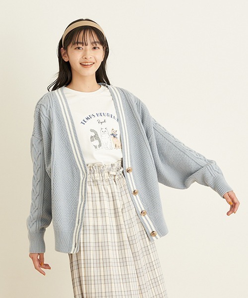 pom ponette junior（ポンポネットジュニア）の「チルデンカーディガン