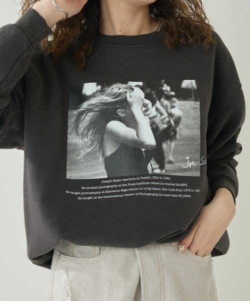 mystic（ミスティック）の「ジョースザボ別注スウェット Twilight girl（スウェット・レディース・オフホワイト/ブラック・FREE）」の19枚目の写真