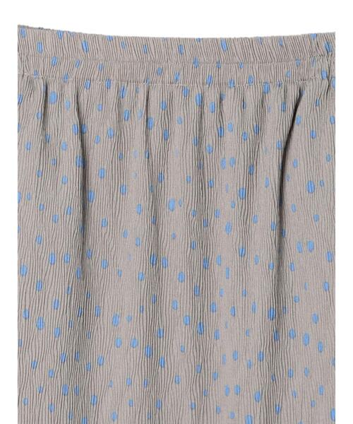 Green　Parks（グリーンパークス）の「ドットランダムプリーツスカート＊（スカート・レディース・ネイビー/グレー・FREE）」の19枚目の写真